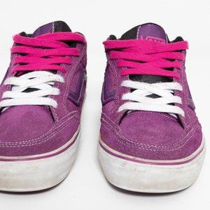 Vintage Vans Holder Mid TB4R Purple Suede Skate